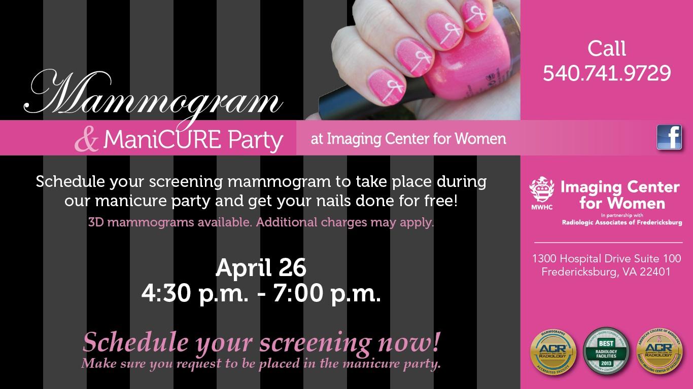 mammo and manicure party april 26